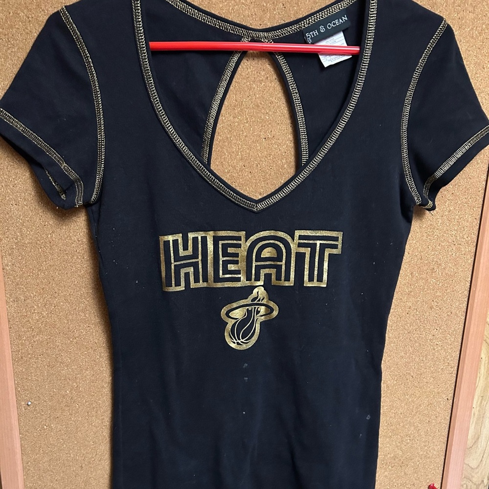 Black and Gold Women's Heat Top